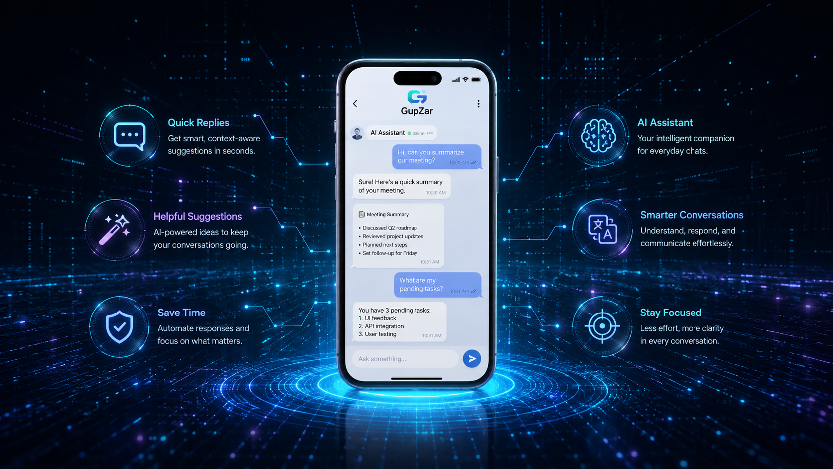 AI assistant illustration